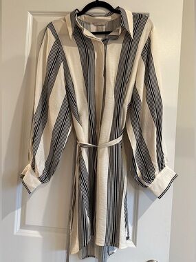 NWT - Striped Wrap Dress H&M